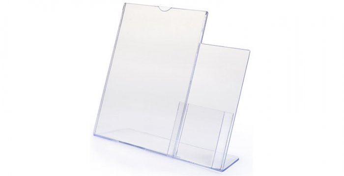 Espositori plexiglass per vetrine e negozi