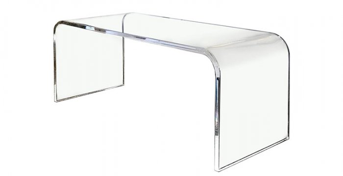 Tavolini in plexiglass trasparente