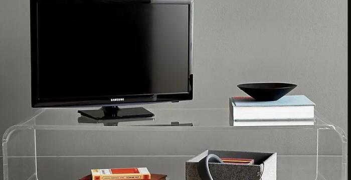 Tavolini per TV in plexiglass