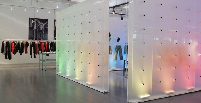 Plexiglass interior design