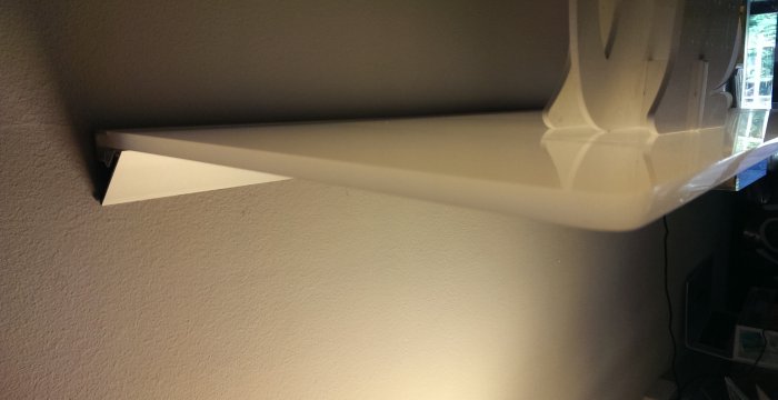 Mensole in plexiglass trasparente