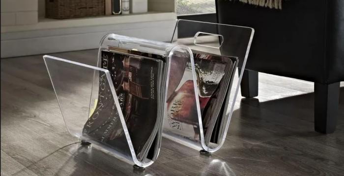 Portariviste in plexiglass